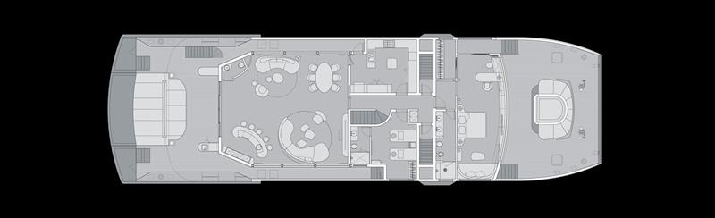 CLC115 - main deck photo copyright CL Yachts taken at  and featuring the Power Cat class