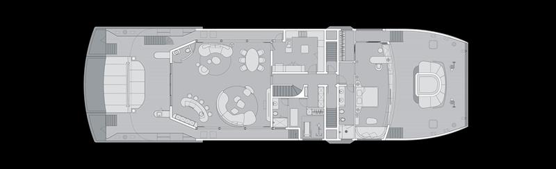 CLC115 - main deck photo copyright CL Yachts taken at  and featuring the Power Cat class
