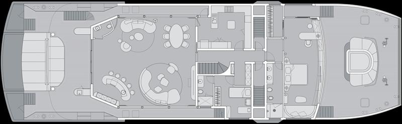 CLC115 - Main deck photo copyright CL Yachts taken at  and featuring the Power Cat class