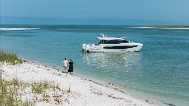 42 Couple anchored close to shore - photo © Aquila Power Catamarans