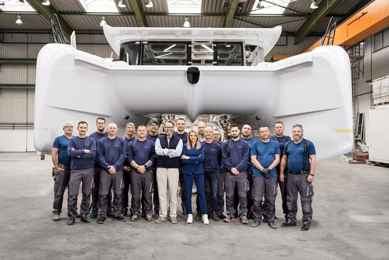 Pioneer Yachts Shipyard photo copyright Oliver Tjaden taken at  and featuring the Power Cat class