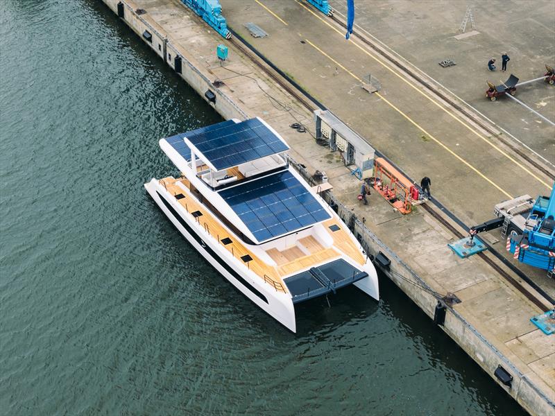 First solar-electric PY60 catamaran - photo © Daniel Großjohann