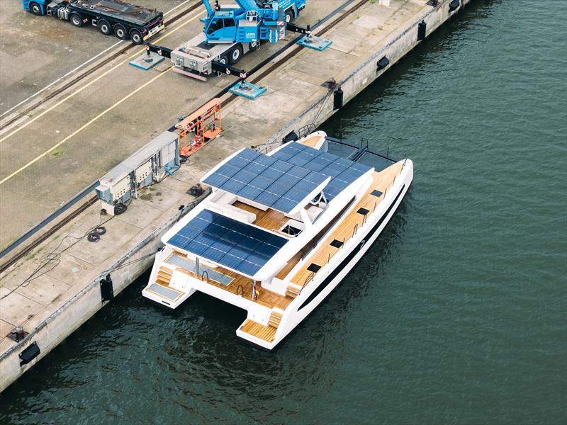 First solar-electric PY60 catamaran - photo © Daniel Großjohann