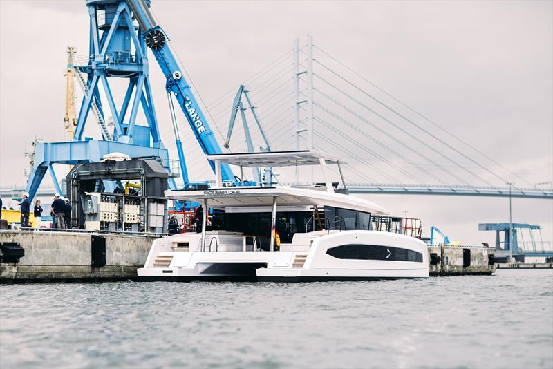 First solar-electric PY60 catamaran - photo © Daniel Großjohann