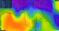 High level tracks - Leg 4 - The Ocean Race Europe 2025 - Day 3 - 0100hrs - September 2, 2025 © Predictwind
