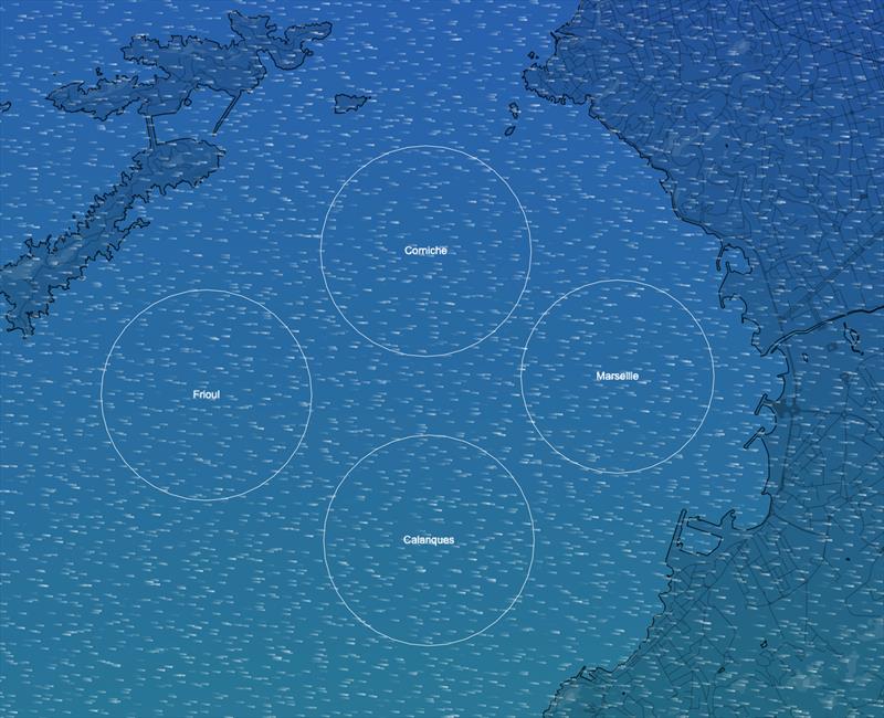 Wind and courses - July 28, 2024 - 1200hrs local time - photo © Predictwind