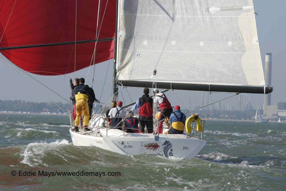 Action from the Garmin Hamble Autumn Championships photo copyright Eddie Mays taken at Hamble River Sailing Club and featuring the Prima 38 class