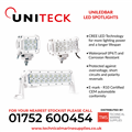 Technical Marine Supplies - Uniteck - Uniledbar LED Spotlights