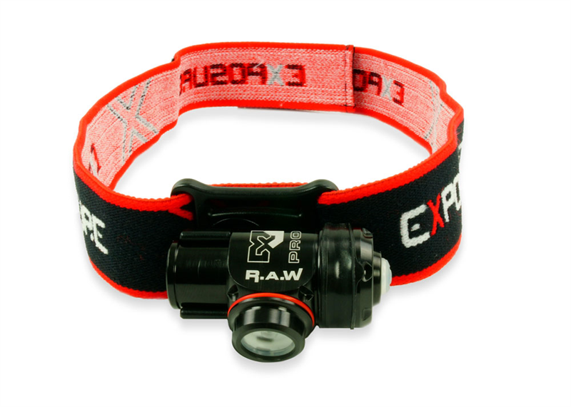 USE Exposure Raw Pro Red and White LED Head Torch
