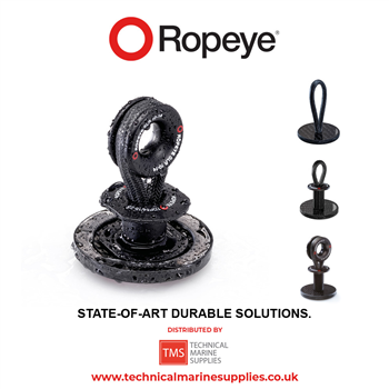 Technical Marine Supplies - Ropeye - Stick-on Deck Hardware