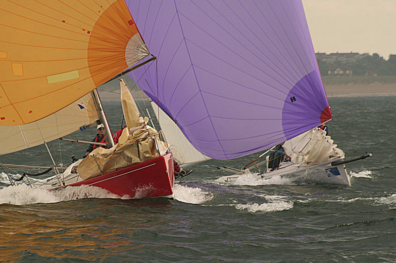 Racing during the Northern Sports Boat Championships photo copyright Allan Smith taken at Royal Northumberland Yacht Club and featuring the Projection 762 class