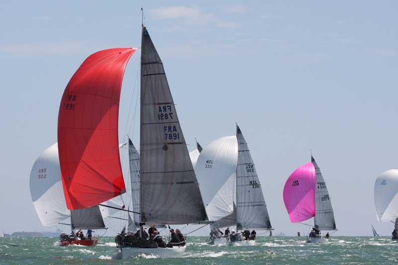 Coutts Quarter Ton Cup 2015 day 3 photo copyright Fiona Brown / www.fionabrown.com taken at Royal Ocean Racing Club, Cowes and featuring the Quarter Tonner class