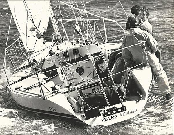 Robbie Stewart has tracked down and bought Hellaby, the Laurie Davidson design that came second to Bullit in the 1980 Quarter Ton Cup in Auckland photo copyright Quarter Ton Class taken at  and featuring the Quarter Tonner class