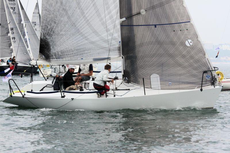 International Paint Poole Regatta day 1 photo copyright Mark Jardine taken at Parkstone Yacht Club and featuring the Quarter Tonner class