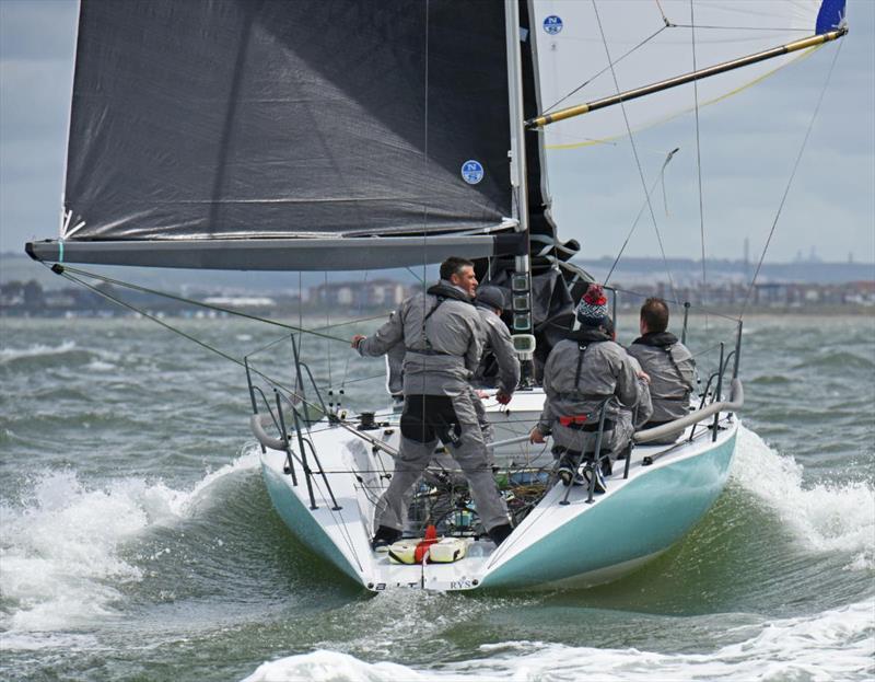 A lively day on the water for the Quarter Tonners, with Sam Laidlaw's BLT winning the class in the RORC Vice Admiral's Cup - photo © Rick Tomlinson / www.rick-tomlinson.com