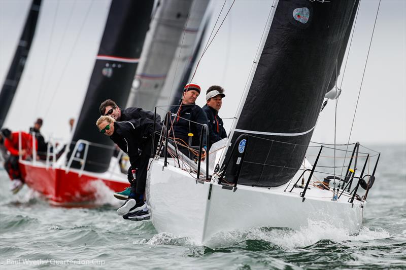 2021 Quarter Ton Cup day 1 photo copyright Paul Wyeth / www.pwpictures.com taken at Royal Yacht Squadron and featuring the Quarter Tonner class