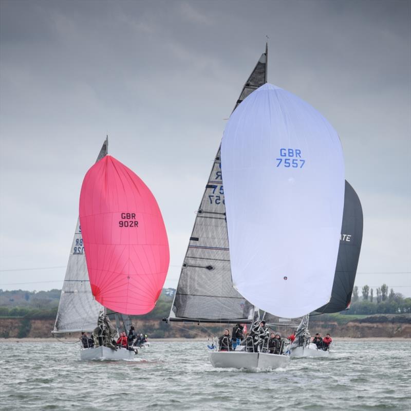 Final day - Helly Hansen Warsash Spring Series photo copyright Andrew Adams, Close Hauled Photography taken at Warsash Sailing Club and featuring the Quarter Tonner class