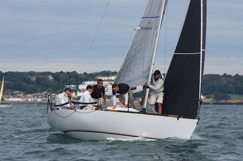 Sam Laidlaw's Aguila in the UBS 20th Jersey Regatta photo copyright LBJ Photography taken at Royal Channel Islands Yacht Club and featuring the Quarter Tonner class