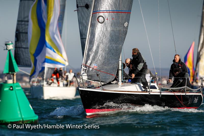 Protis in week 6 of HYS Hamble Winter Series - photo © Paul Wyeth / www.pwpictures.com