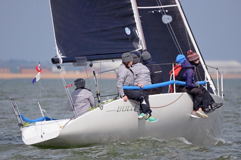 Bullet takes the Quarter Ton lead after two days of racing - RORC Vice Admiral's Cup 2019 photo copyright Rick Tomlinson / RORC taken at Royal Ocean Racing Club and featuring the Quarter Tonner class