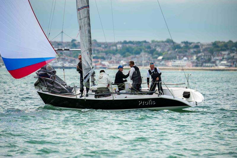 Protis celebrate their win at the Quarter Ton Cup photo copyright Waterline Media taken at  and featuring the Quarter Tonner class