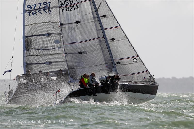 Protis racing in the Hamble Winter Series photo copyright Paul Wyeth / www.pwpictures.com taken at Hamble River Sailing Club and featuring the Quarter Tonner class