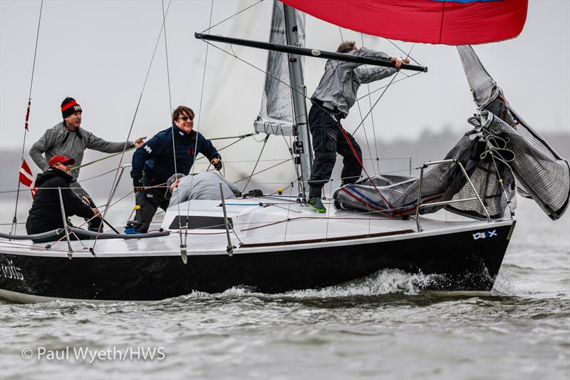 41st Hamble Winter Series - Protis photo copyright Paul Wyeth / www.pwpictures.com taken at Hamble River Sailing Club and featuring the Quarter Tonner class