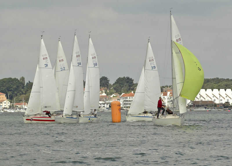 The R19 Nationals are sailed in Poole Harbour photo copyright Mike Millard taken at Poole Yacht Club and featuring the R19 class