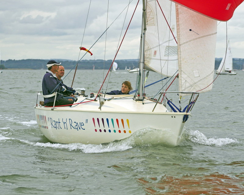 The R19 Nationals are sailed in Poole Harbour photo copyright Mike Millard taken at Poole Yacht Club and featuring the R19 class