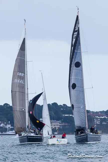 Rolo (R19) in Poole YC's Commodore's Charity Pursuit Race  photo copyright David Harding / www.sailingscenes.com taken at Poole Yacht Club and featuring the R19 class