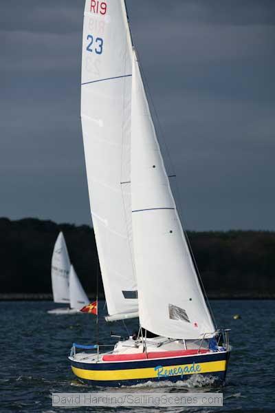 Poole Winter Series racing photo copyright David Harding / www.sailingscenes.co.uk taken at Poole Yacht Club and featuring the R19 class