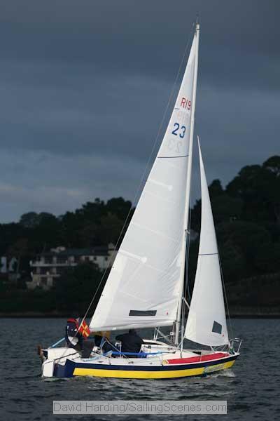 Poole Winter Series racing photo copyright David Harding / www.sailingscenes.co.uk taken at Poole Yacht Club and featuring the R19 class