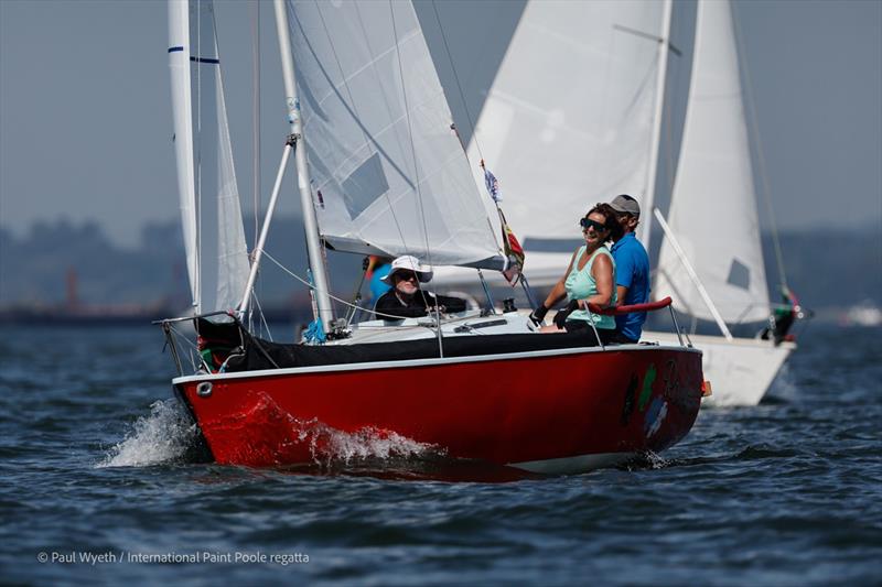 Roulette, R19, on Monday at the International Paint Poole Regatta 2026 photo copyright Paul Wyeth / www.pwpictures.com taken at Parkstone Yacht Club and featuring the R19 class