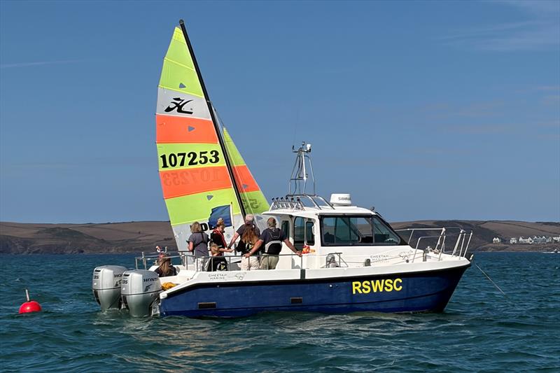The new Committee Boat - Camel Week at Rock - photo © Roger Deane