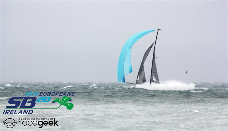 racegeek sponsor the SB20 Europeans photo copyright racegeek taken at Royal Irish Yacht Club and featuring the  class