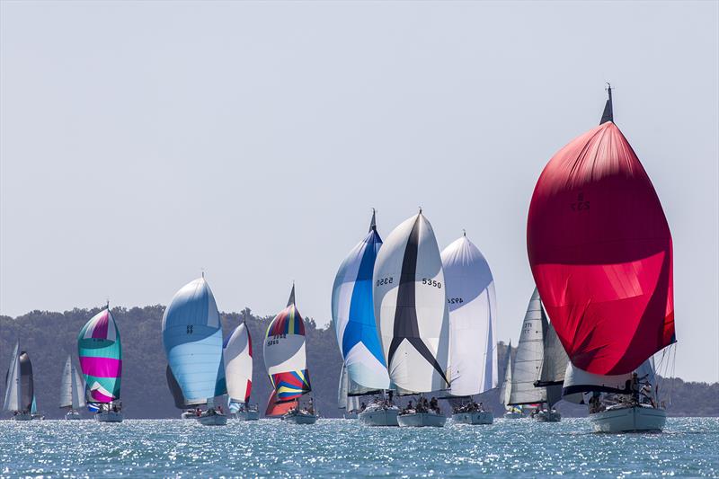 There is a God. The symmetrical bags light up in full technicolour. Thank you! Thank you! Thank you! Airlie Beach Race Week photo copyright Andrea Francolini taken at Whitsunday Sailing Club and featuring the  class