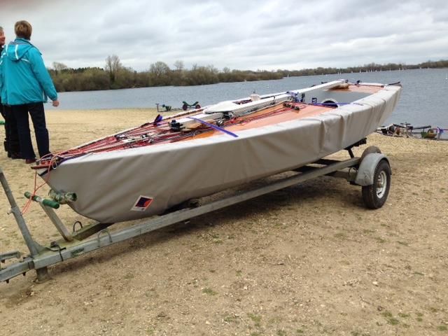 OK undercover in Duralite photo copyright Philip Bull taken at Burghfield Sailing Club and featuring the  class