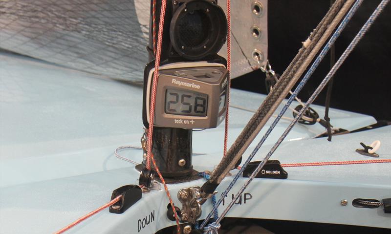 The Raymarine Microcompass on 'Scrumpet' Concours d'Elegance winner at the RYA Suzuki Dinghy Show - photo © Mark Jardine