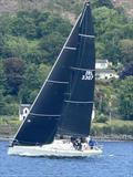 Jacob during the 2024 RC35 Championship at Holy Loch © Iain Hurrel