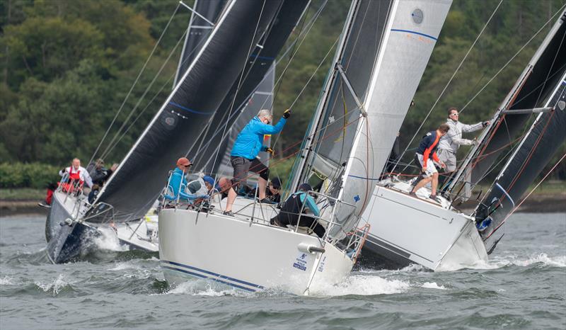 Bluejay, Banshee and Animal during the RC35 Class Championship 2021 photo copyright Neill Ross / www.neillrossphoto.co.uk taken at Clyde Cruising Club and featuring the RC35 class