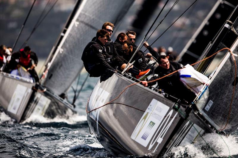 BlackWater Sailing Team at the RC44 World Championship Marina de Sotogrande photo copyright Pedro Martinez / Martinez Studio taken at Sotogrande Yacht Club and featuring the RC44 class