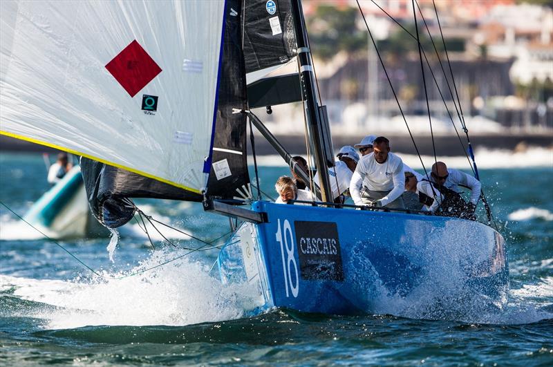 A difficult day for Bronenosec Sailing Team after a collision with Charisma in the RC44 Cascais Cup Match Racing - photo © www.MartinezStudio.es