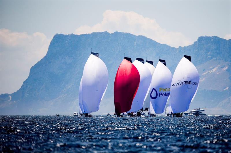 Starting the year racing in front of the rock of Gibraltar at the RC44 Sotogrande Cup 2017, 27-30 April - photo © www.MartinezStudio.es