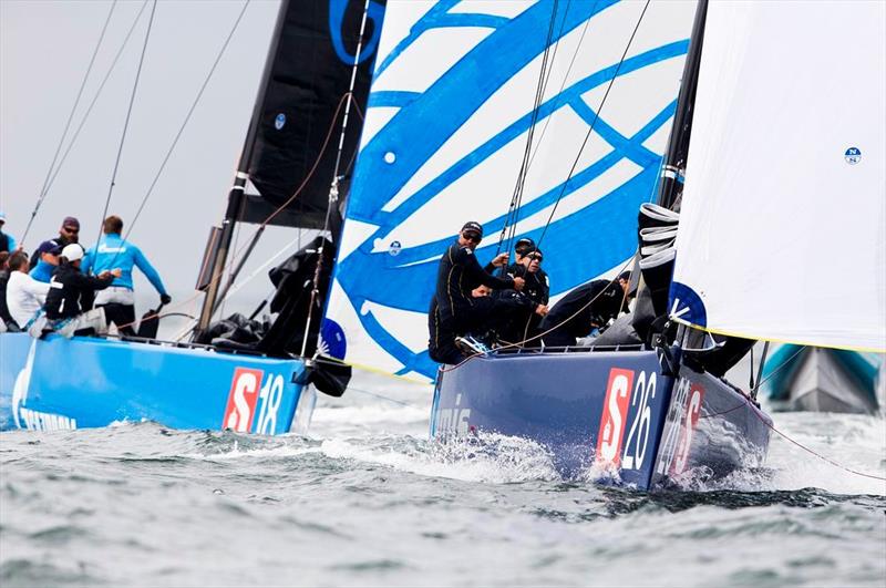 Artemis Racing winning Race 9 on day 3 of the RC44 Marstrand World Championship - photo © Pedro Martinez / Martinez Studio