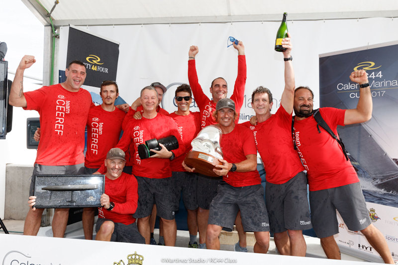 Team CEEREF wins the 2017 RC44 Championship Tour photo copyright Martinez Studio / RC44 Clas taken at  and featuring the RC44 class