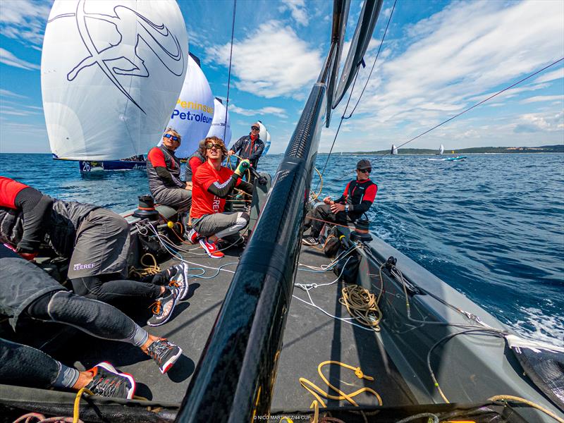 44Cup racing resumes tomorrow in Portorož photo copyright Martinez Studio / RC44 Class taken at  and featuring the RC44 class