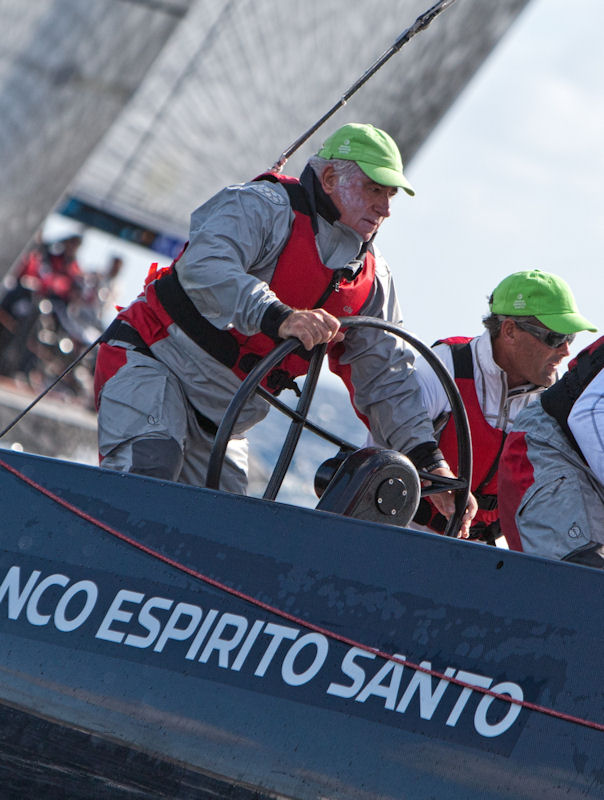Patrick de Barros at the helm of Team Banco Espirito Santo photo copyright www.MartinezStudio.es taken at  and featuring the RC44 class