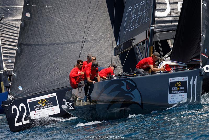 Igor Lah's Team CEEREF ended day 1 ahead at the RC44 Portorož Cup - photo © Nico Martinez / MartinezStudio