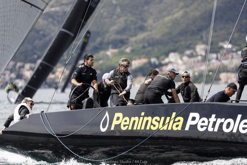 John Bassadone's Peninsula Petroleum has Ed Baird as tactician this season - 2019 44Cup Porto Montenegro photo copyright MartinezStudio.es taken at Porto Montenegro Yacht Club and featuring the RC44 class