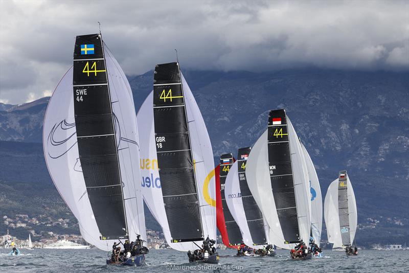 Conditions held out for three races to be held on the final day of 44Cup Porto Montenegro  photo copyright MartinezStudio.es taken at Porto Montenegro Yacht Club and featuring the RC44 class